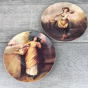 Coleccion Anjanas Olaya and Valvanuz Formalities by Braum Bros 2 Plates